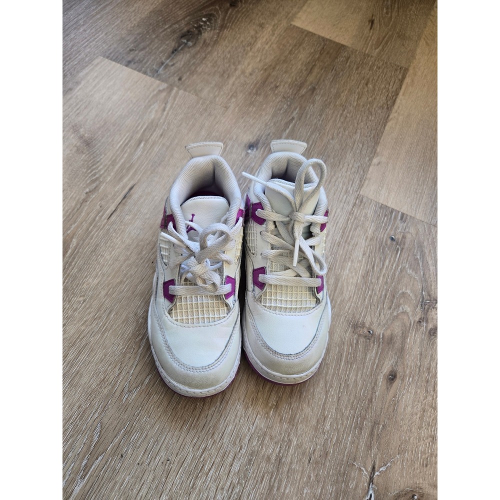 Nike Air Jordan 4 IV AJ4 Retro 'Hyper Violet' Toddler Shoes Size 10c Fq1313-151 - Picture 4 of 6